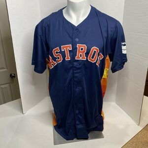 Houston Astros Yordan Alvarez 44 Navy Jersey NWT